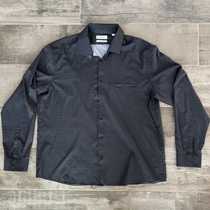 Calvin Klein black dress shirt, XL.